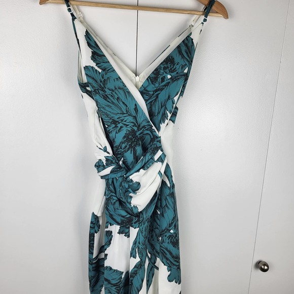 SOLD | C/MEO Collective Tropical Floral Midi Cocktail Dress | XS - Picture 9 of 9